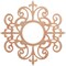 Ekena Millwork Dijon Wood Fretwork Pierced Ceiling Medallion, Cherry, 30"OD x 9 3/4"ID x 1/4"T CMWP30X30X0250DICH - alternate 1